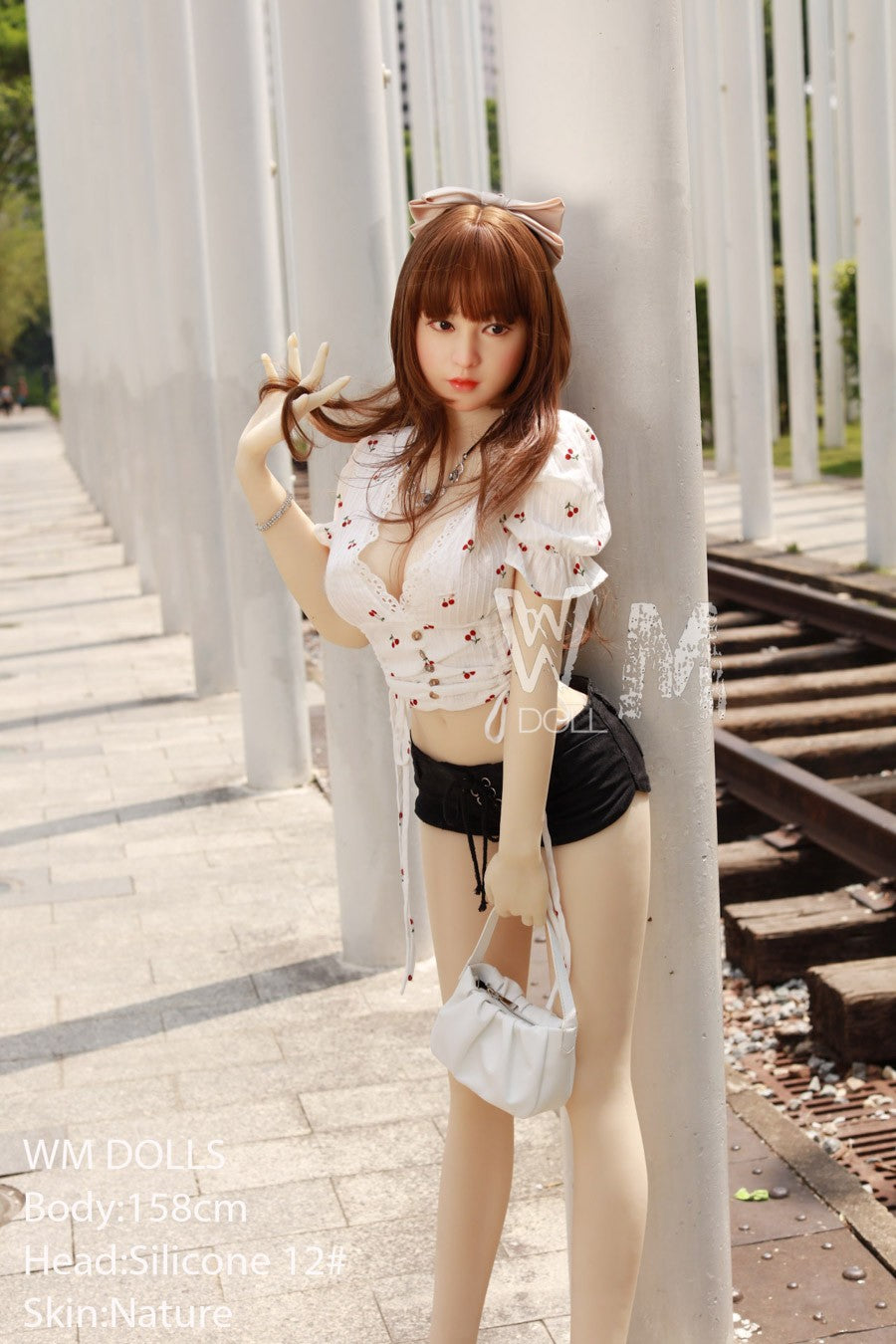 WMDOLL Silicone Doll Life-like Fashion Display Mannequins For Display [ Silicone Head + TPE Body 158D Head #S12 ]