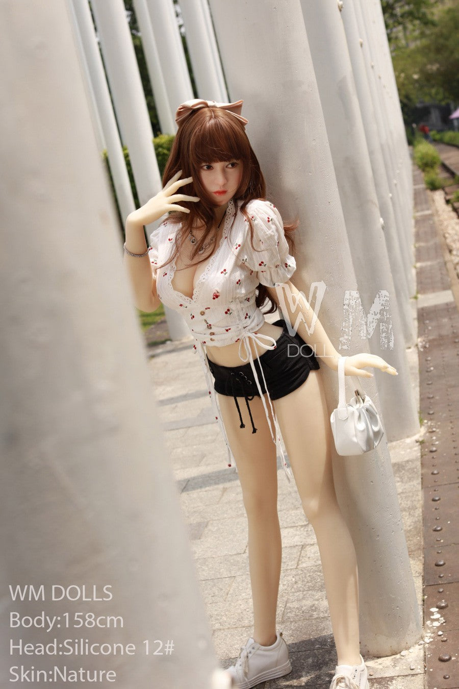 WMDOLL Silicone Doll Life-like Fashion Display Mannequins For Display [ Silicone Head + TPE Body 158D Head #S12 ]