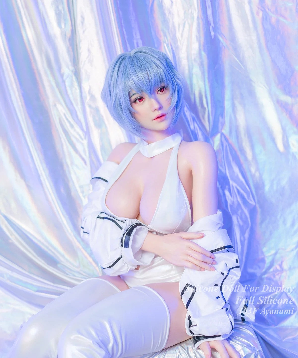 JYDOLL Full Silicone Doll Life-like Fashion Display Mannequins for Display [ 163F Ayanami ]