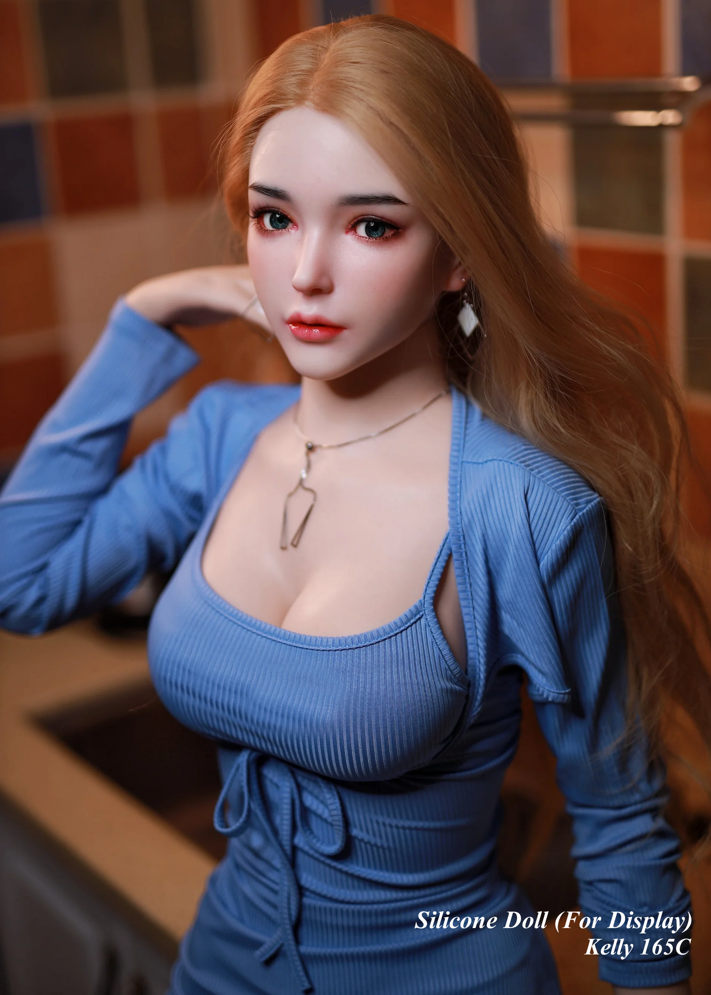 JYDOLL Full Silicone Doll Life-like Fashion Display Mannequins for Display [ 165C Kelly ]