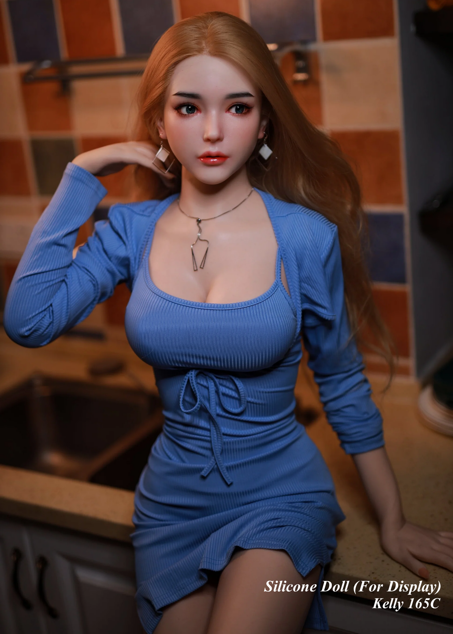 JYDOLL Full Silicone Doll Life-like Fashion Display Mannequins for Display [ 165C Kelly ]