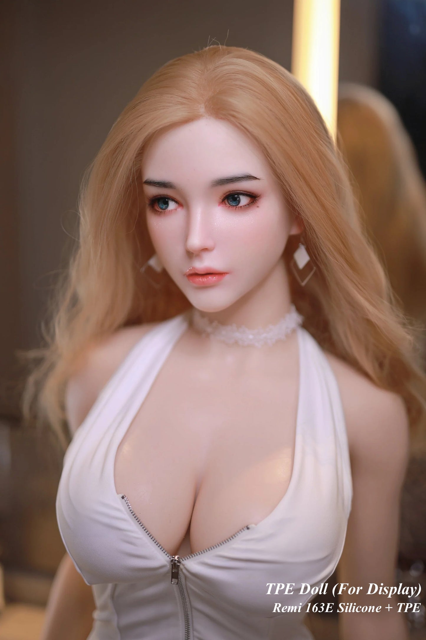 JYDOLL Hybrid Doll Life-like Fashion Display Mannequins for Display [ Silicone Head + TPE Body 163E Remi ]