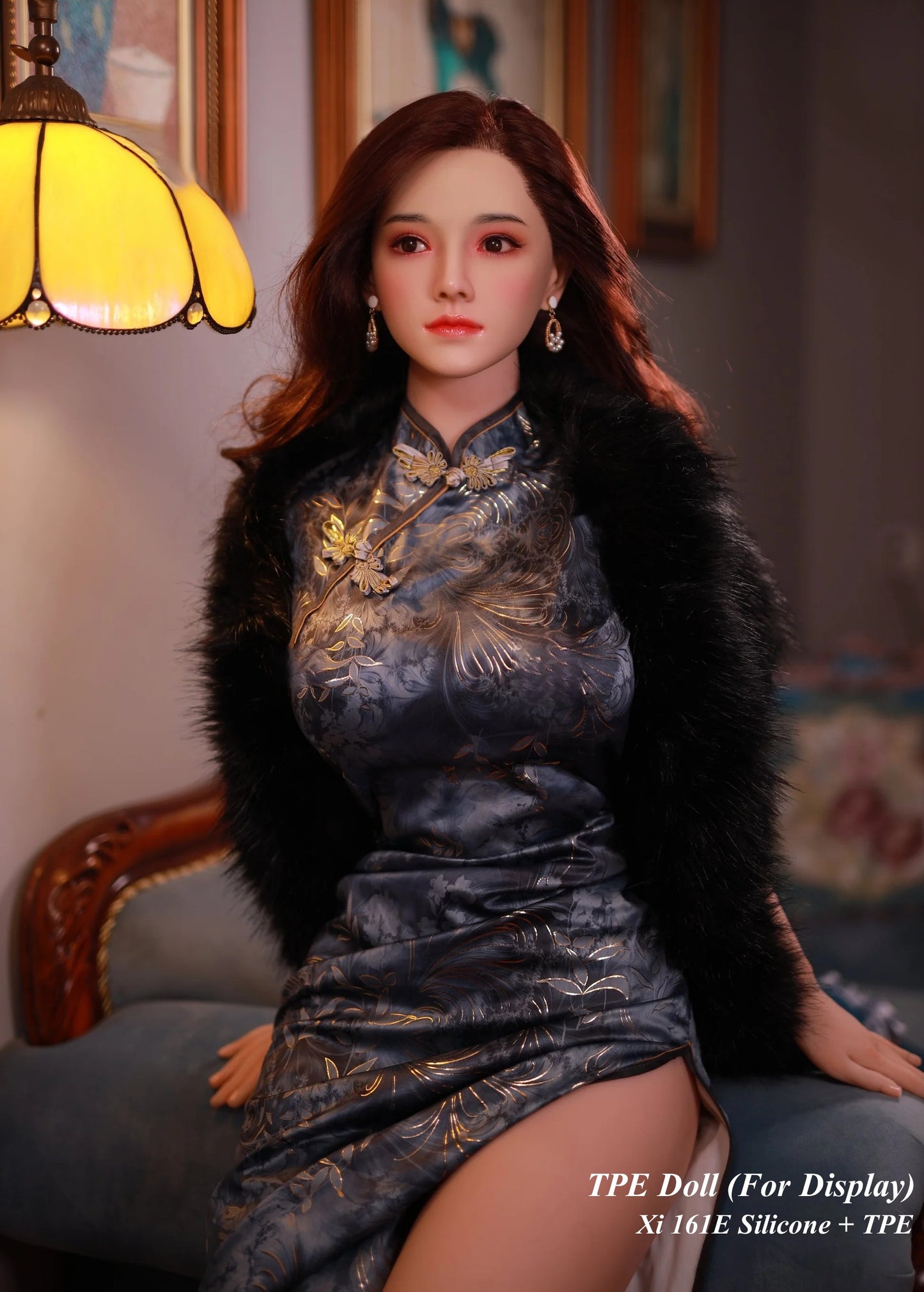 JYDOLL Hybrid Doll Life-like Fashion Display Mannequins for Display [ Silicone Head + TPE Body 161E Xi ]