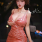 WMDOLL Full Silicone Doll Life-like Fashion Display Mannequins For Display [ 160E Head #LS19 ]