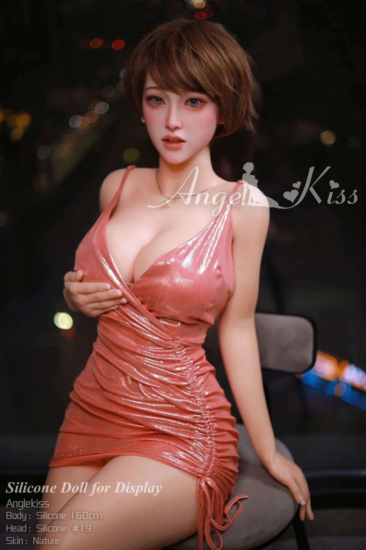 WMDOLL Full Silicone Doll Life-like Fashion Display Mannequins For Display [ 160E Head #LS19 ]