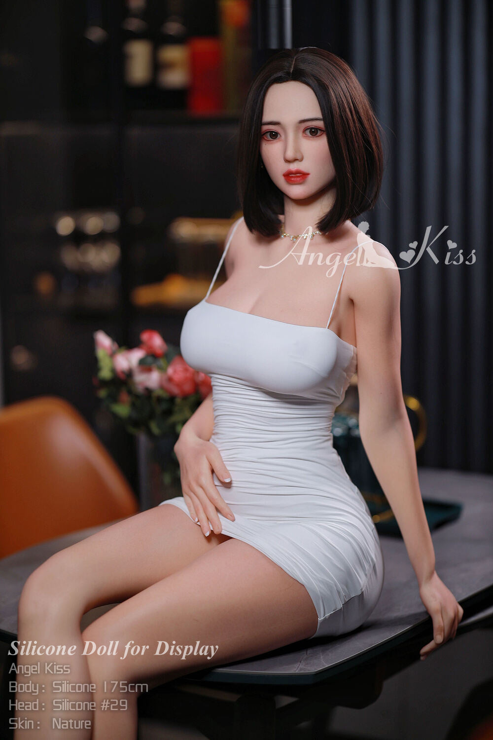 WMDOLL Full Silicone Doll Life-like Fashion Display Mannequins For Display [ 175D Head #LS29 ]