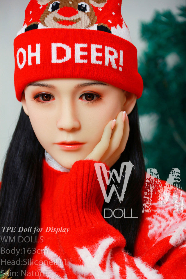 WMDOLL Silicone Doll Life-like Fashion Display Mannequins For Display [ Silicone Head + TPE Body 163D Head #S11 ]