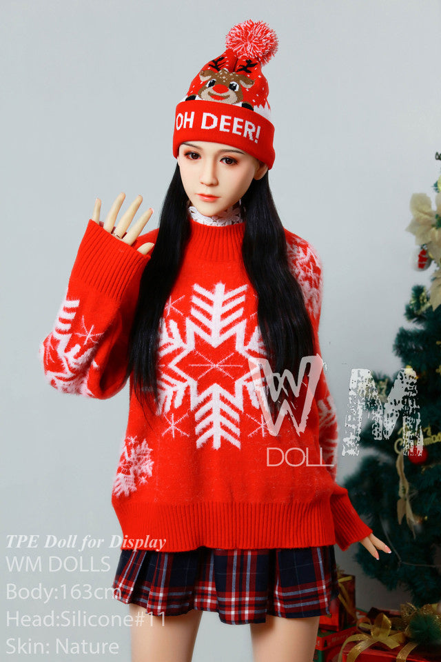 WMDOLL Silicone Doll Life-like Fashion Display Mannequins For Display [ Silicone Head + TPE Body 163D Head #S11 ]