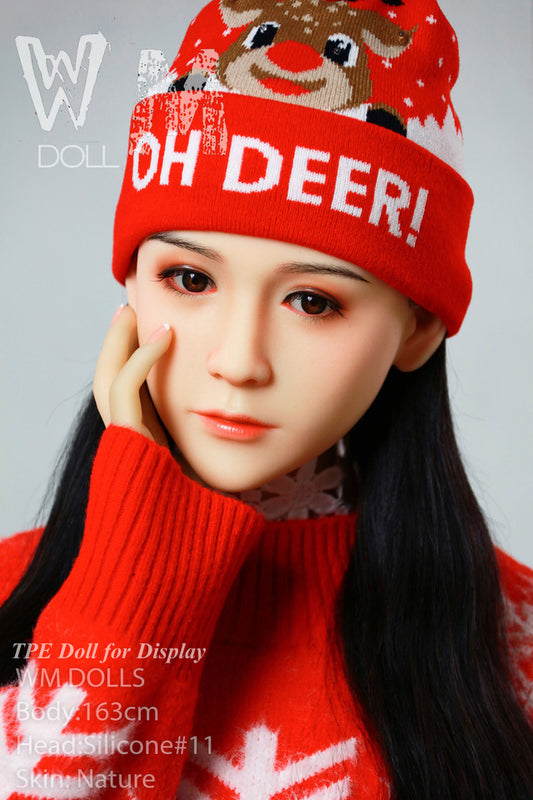 WMDOLL Silicone Doll Life-like Fashion Display Mannequins For Display [ Silicone Head + TPE Body 163D Head #S11 ]