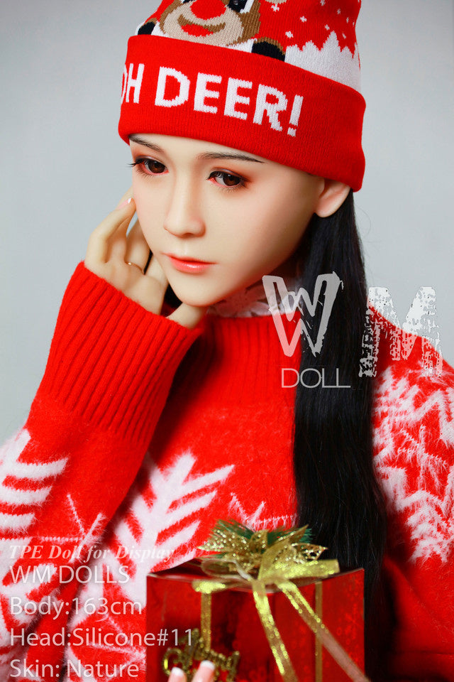 WMDOLL Silicone Doll Life-like Fashion Display Mannequins For Display [ Silicone Head + TPE Body 163D Head #S11 ]