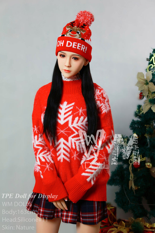 WMDOLL Silicone Doll Life-like Fashion Display Mannequins For Display [ Silicone Head + TPE Body 163D Head #S11 ]