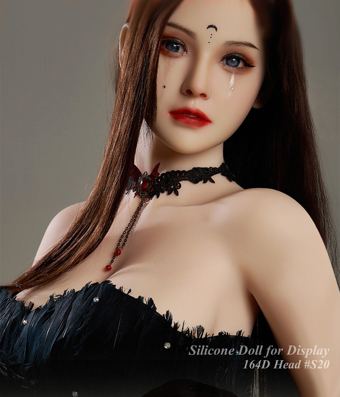 WMDOLL Full Silicone Doll Life-like Fashion Display Mannequins For Display [ 164D Head #LS20 ]