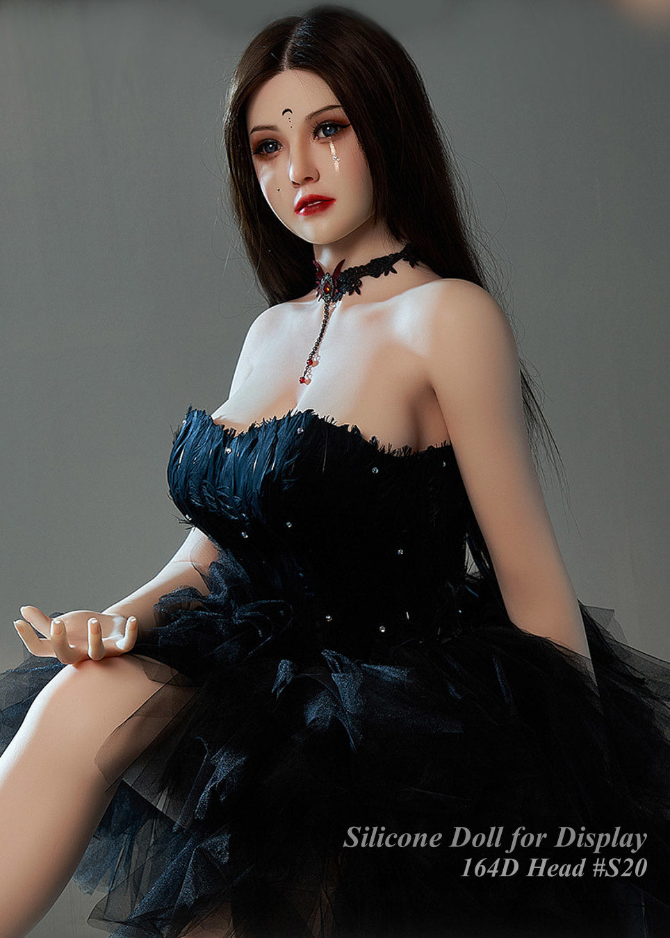 WMDOLL Full Silicone Doll Life-like Fashion Display Mannequins For Display [ 164D Head #LS20 ]