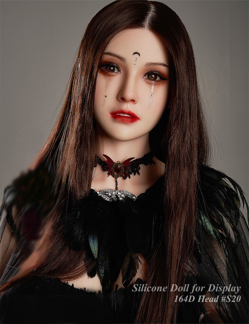 WMDOLL Full Silicone Doll Life-like Fashion Display Mannequins For Display [ 164D Head #LS20 ]