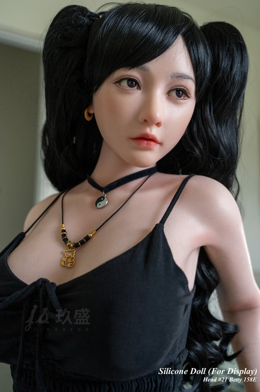 JIUSHENG DOLL Full Silicone Doll Life-like Fashion Display Mannequins For Display [ Head #21 Betty 158E ]