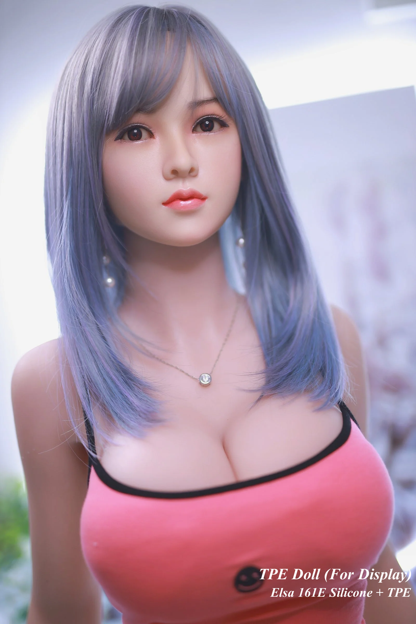 JYDOLL Hybrid Doll Life-like Fashion Display Mannequins for Display [ Silicone Head + TPE Body 161E Elsa ]