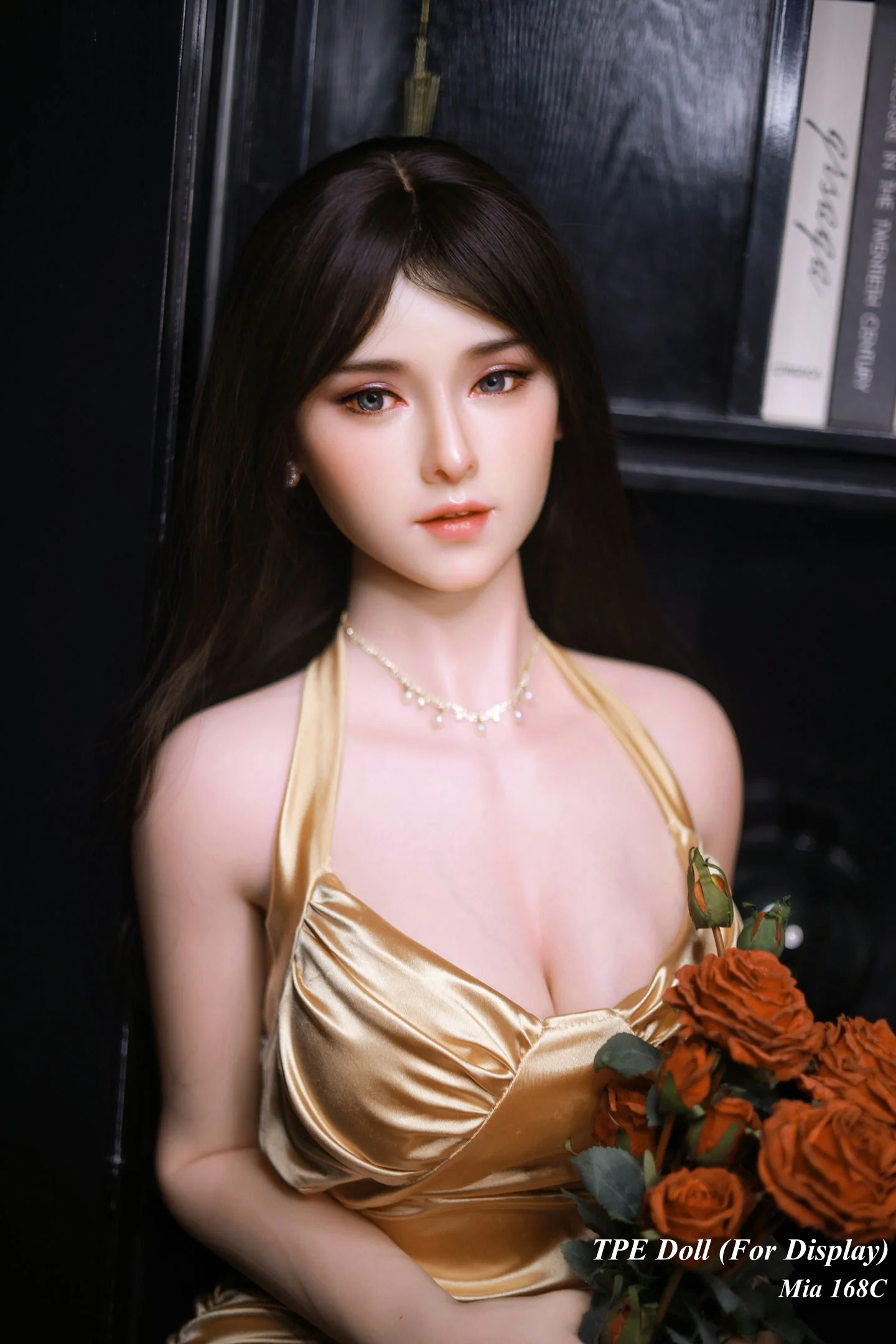 JYDOLL Hybrid Doll Life-like Fashion Display Mannequins for Display [ Silicone Head + TPE Body 168C Mia ]