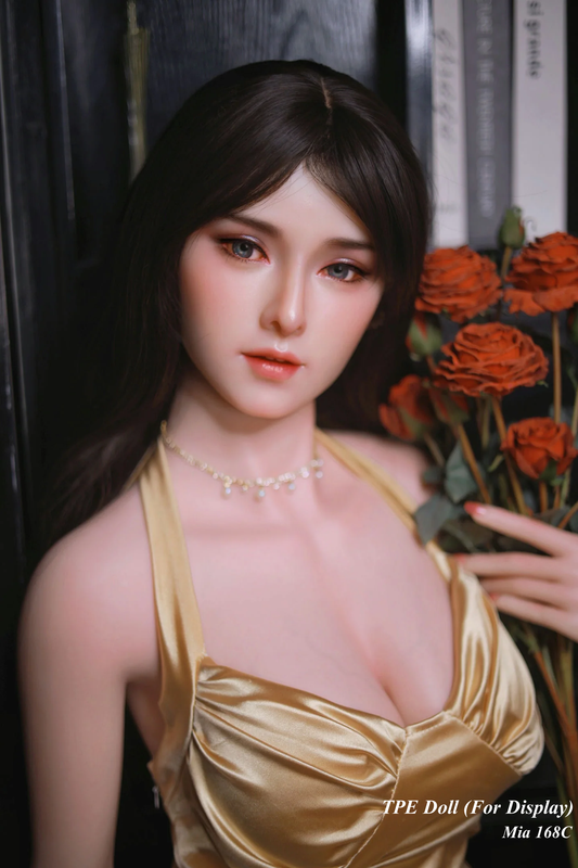 JYDOLL Hybrid Doll Life-like Fashion Display Mannequins for Display [ Silicone Head + TPE Body 168C Mia ]