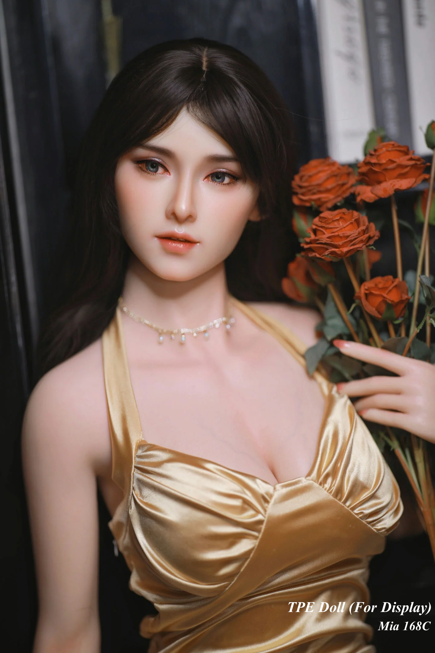 JYDOLL Hybrid Doll Life-like Fashion Display Mannequins for Display [ Silicone Head + TPE Body 168C Mia ]