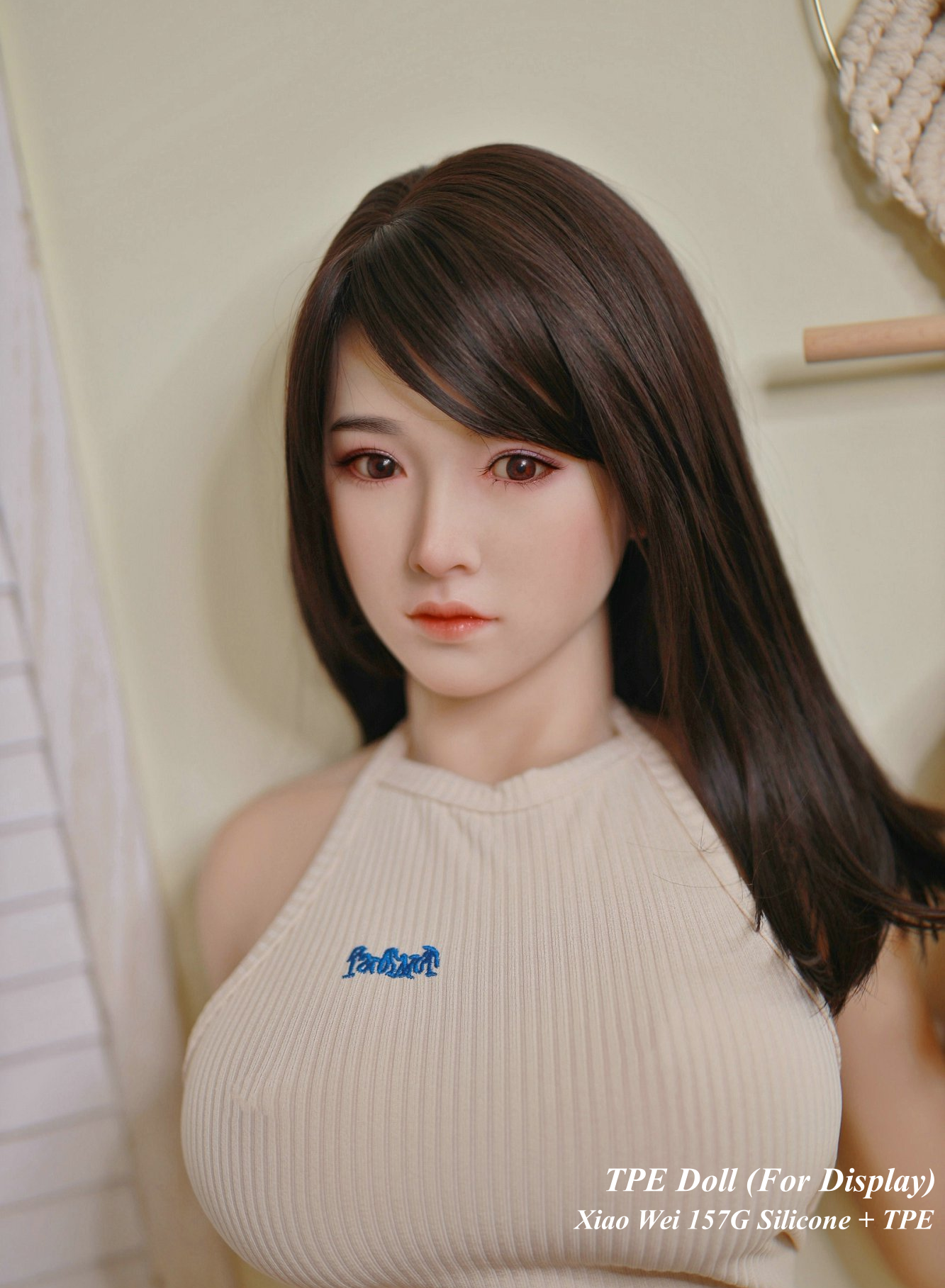 JYDOLL Hybrid Doll Life-like Fashion Display Mannequins for Display [ Silicone Head + TPE Body 157G Xiao Wei ]