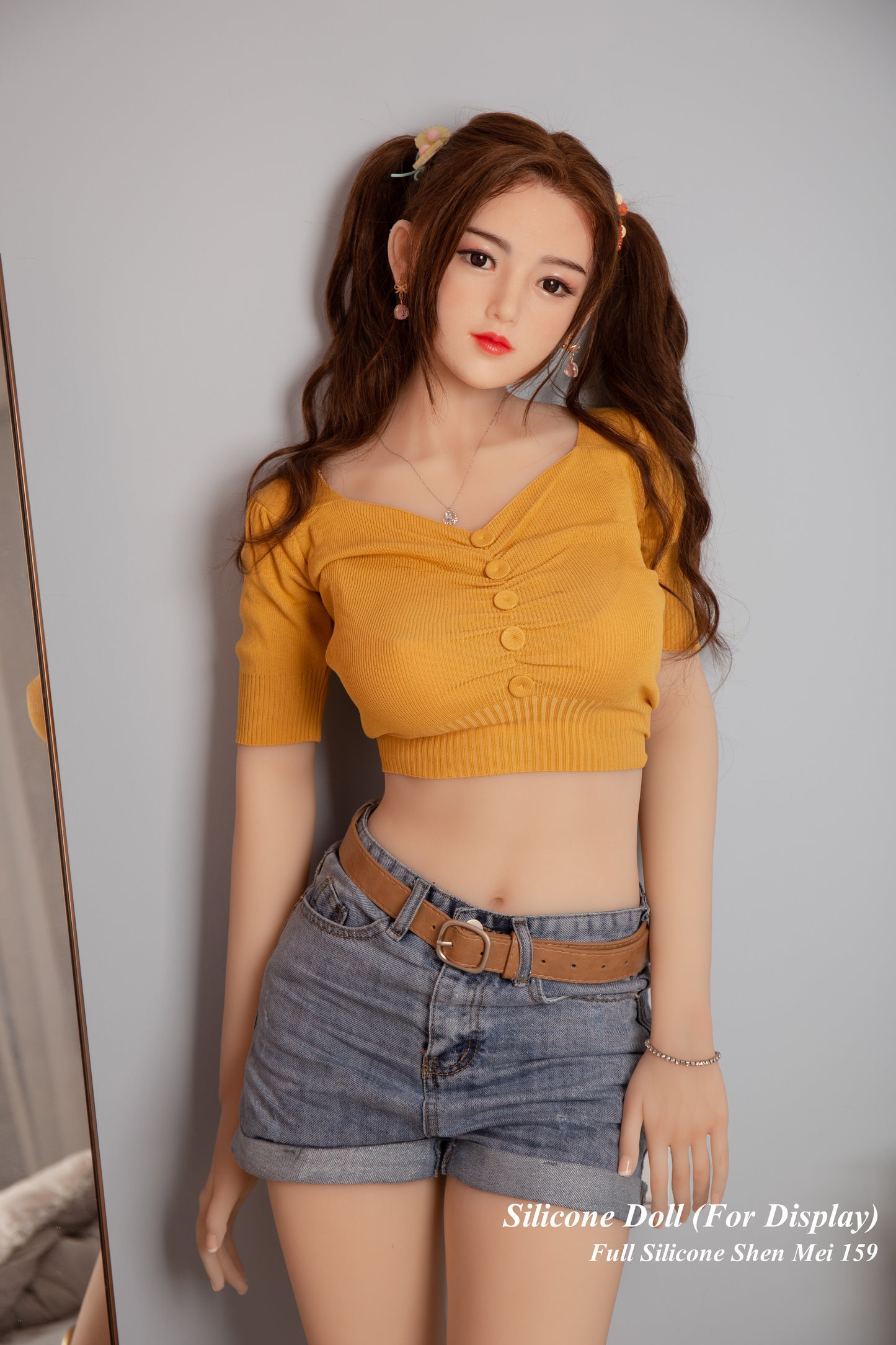 Mydoll Full Silicone Doll Life-like Fashion Display Mannequins For Display [ 159CM 森美 ]