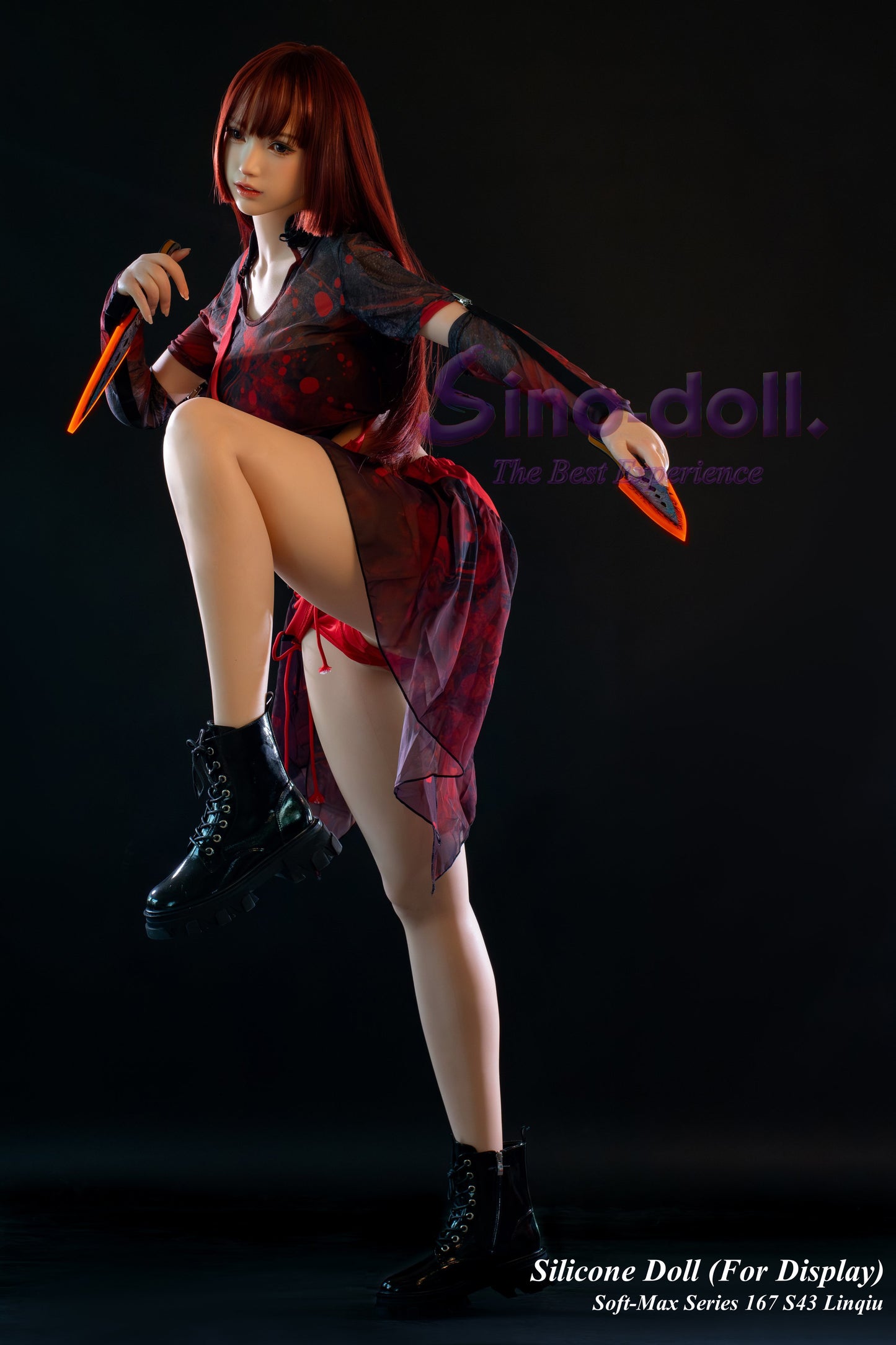 Sino Doll Soft-Max Series Full Silicone Doll Life-like Fashion Display Mannequins For Display [ S43 Linqiu 167 ]