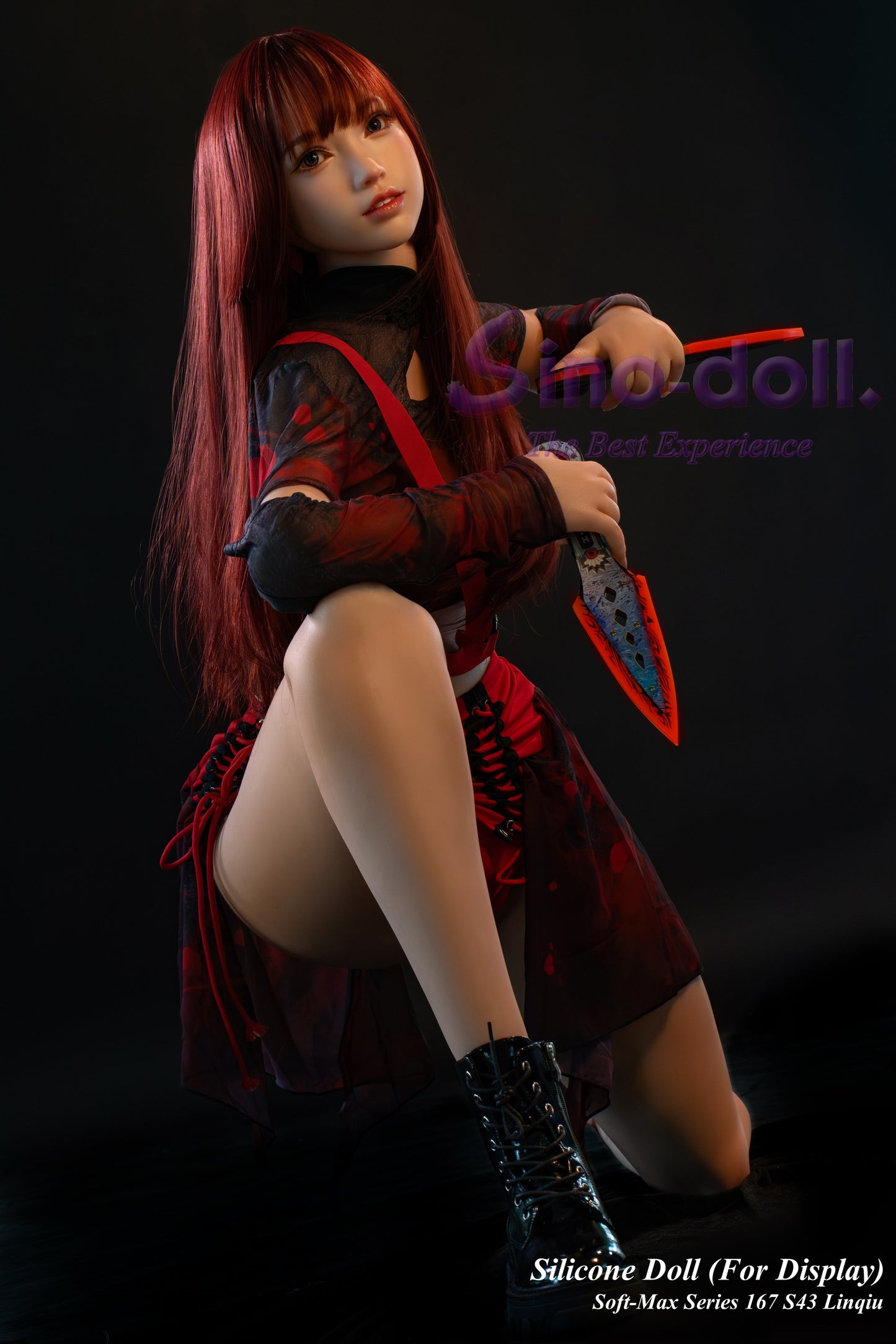 Sino Doll Soft-Max Series Full Silicone Doll Life-like Fashion Display Mannequins For Display [ S43 Linqiu 167 ]