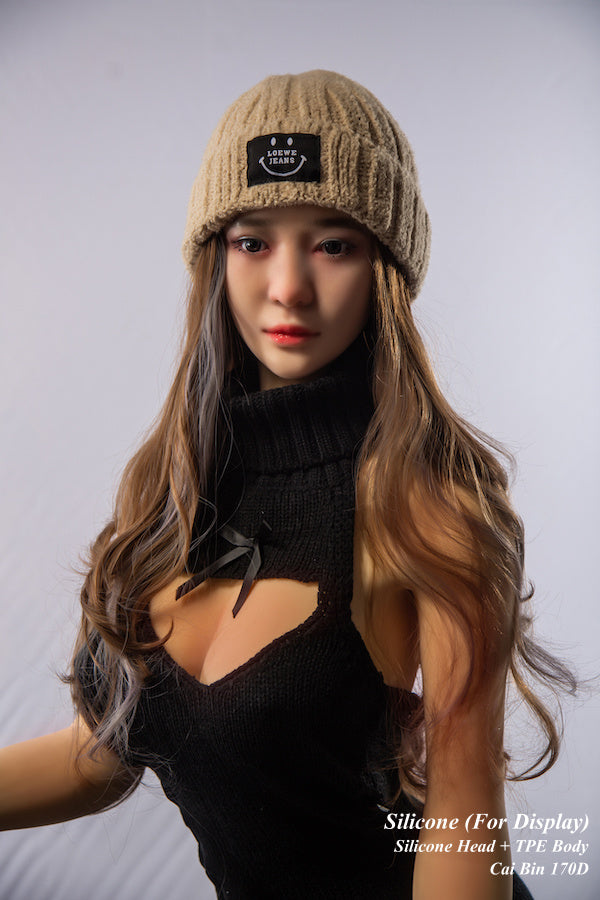 Qita Doll Silicone TPE Doll Fashion Display Mannequins For Display [ Cai Bin 170D Silicone Head + TPE Body ]