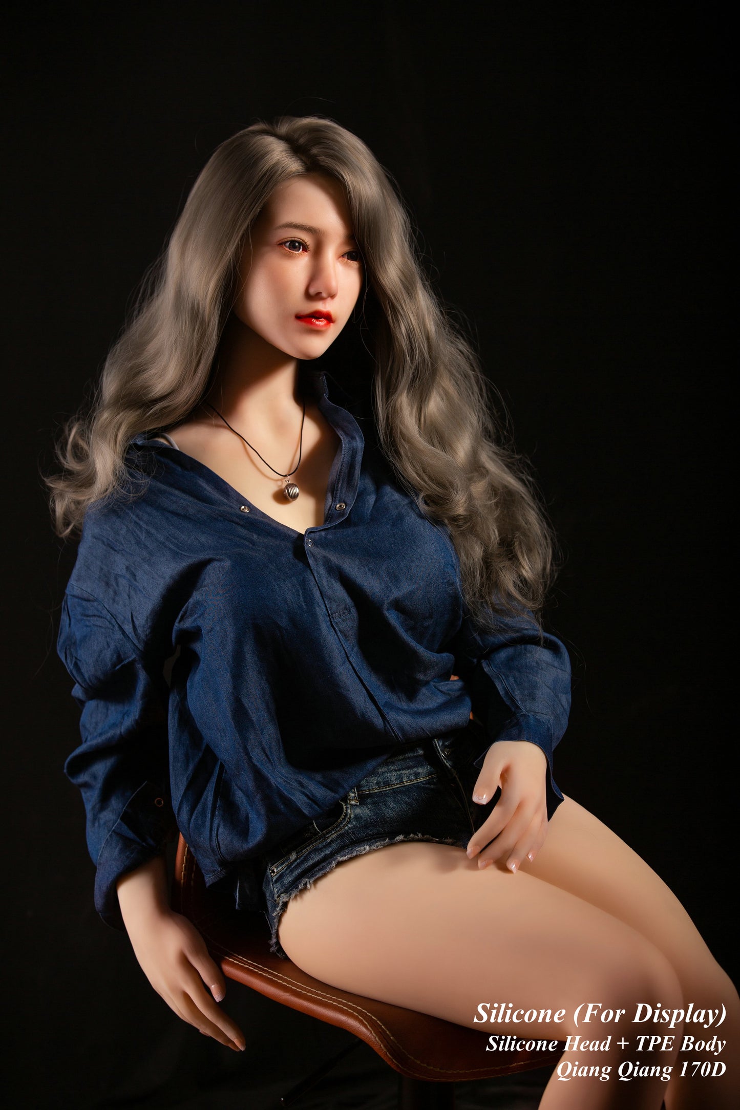 Qita Doll Silicone TPE Doll Fashion Display Mannequins For Display [ Qiang Qiang 170D Silicone Head + TPE Body ]