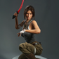 Game Lady Full Silicone Doll Gaming Character Fashion Display Mannequins For Display [TOMB RAIDER- 166E Lara]