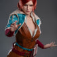 Game Lady Full Silicone Doll Gaming Character Fashion Display Mannequins For Display [THE WITCHER - 168D Triss Merigold]