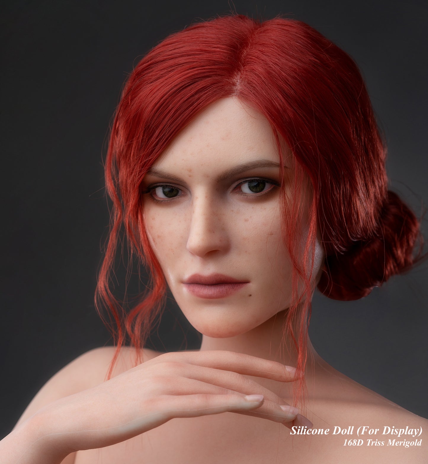 Game Lady Full Silicone Doll Gaming Character Fashion Display Mannequins For Display [THE WITCHER - 168D Triss Merigold]