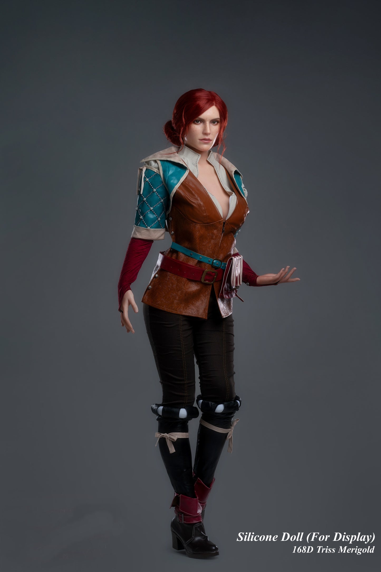 Game Lady Full Silicone Doll Gaming Character Fashion Display Mannequins For Display [THE WITCHER - 168D Triss Merigold]