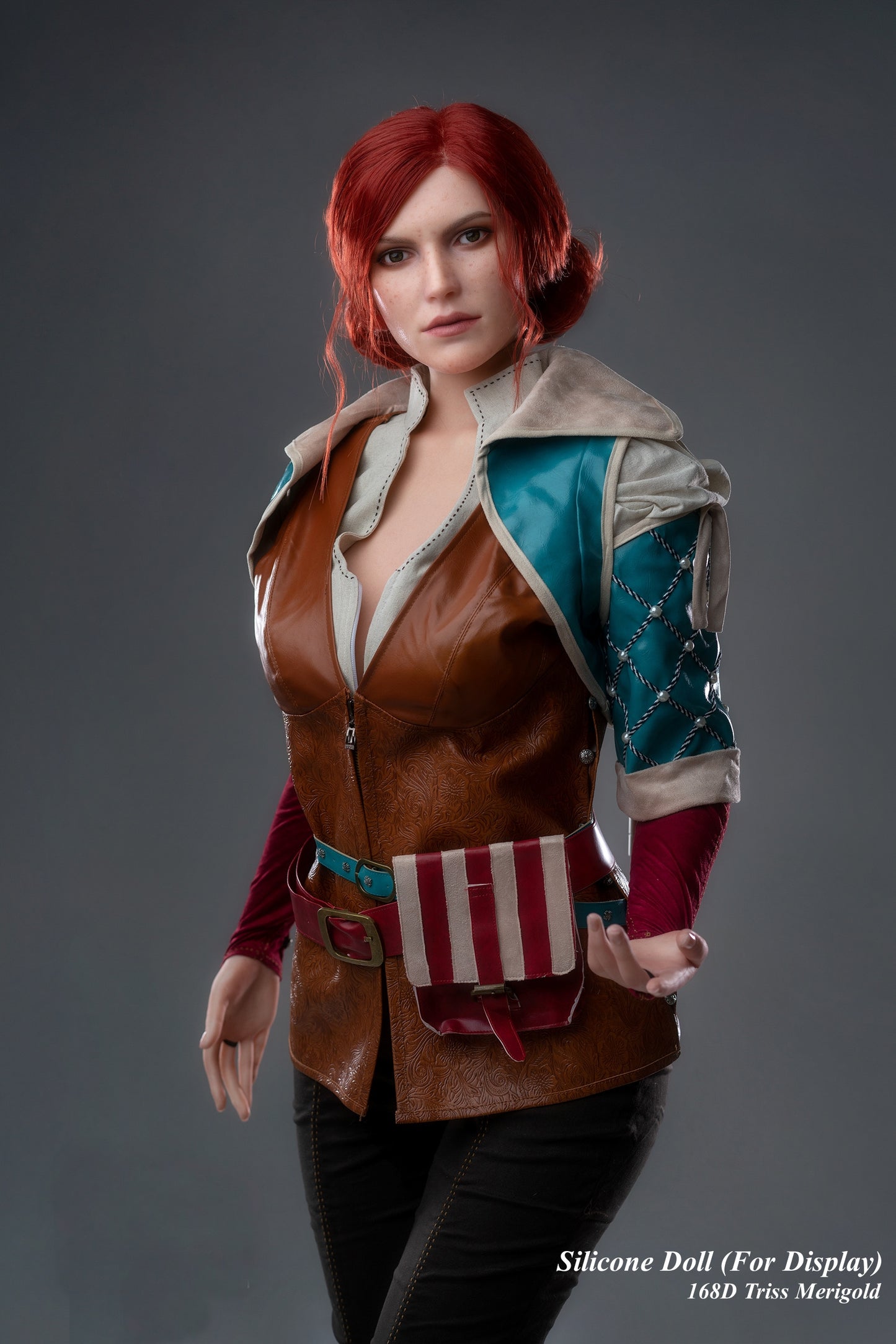 Game Lady Full Silicone Doll Gaming Character Fashion Display Mannequins For Display [THE WITCHER - 168D Triss Merigold]