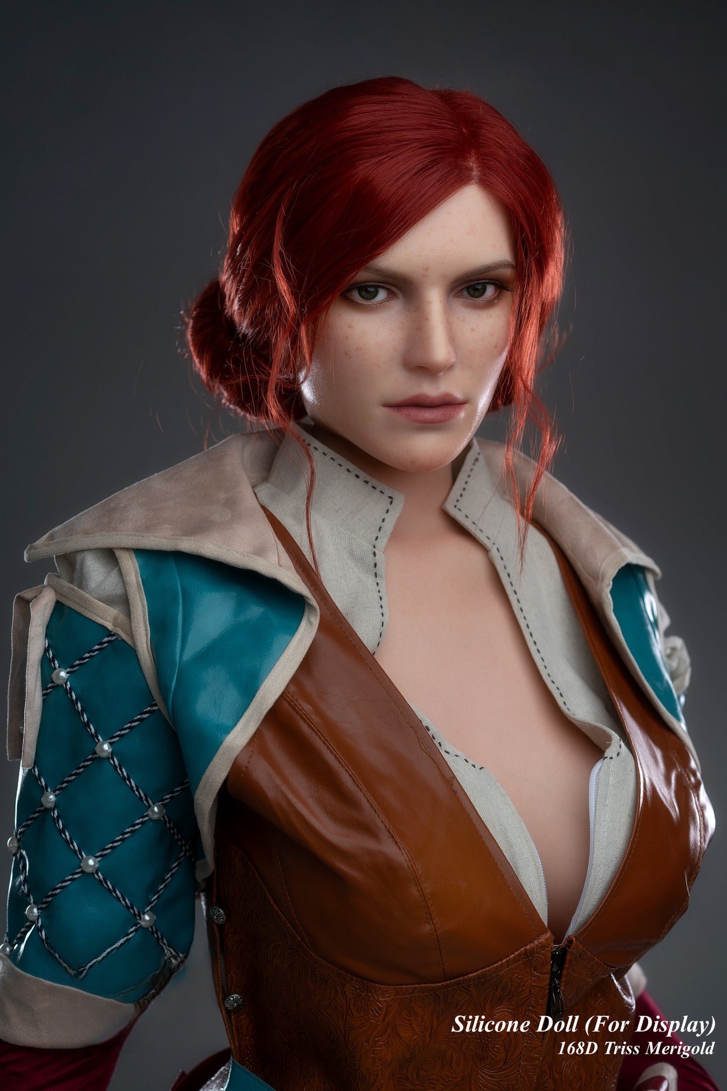 Game Lady Full Silicone Doll Gaming Character Fashion Display Mannequins For Display [THE WITCHER - 168D Triss Merigold]