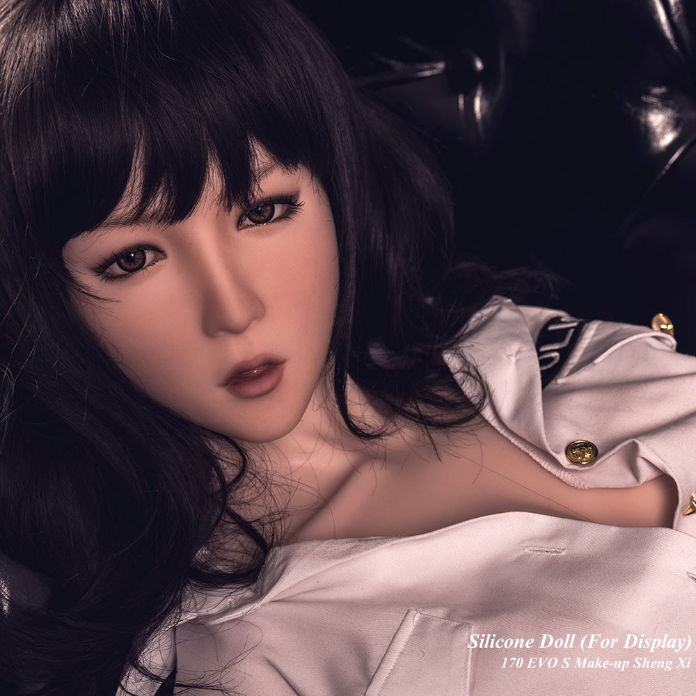 DSDOLL Ukiyoe Full Silicone Doll Life-like Fashion Display Mannequins For Display [ Sheng Xi 170CM EVO S Make-Up ]